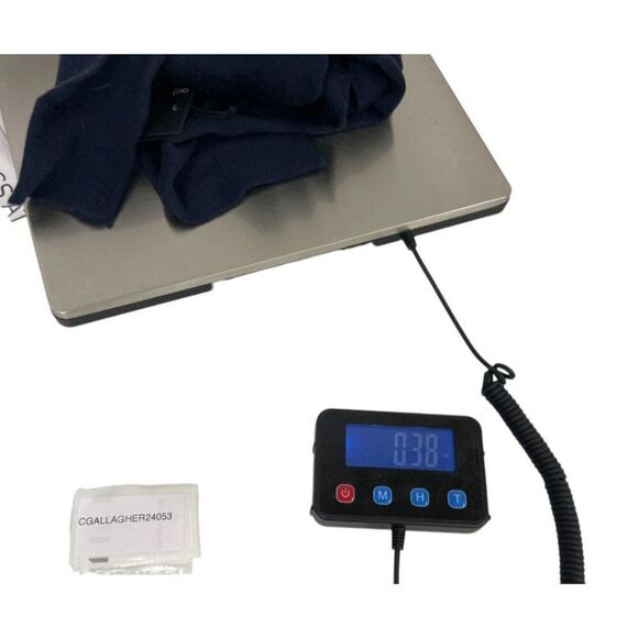 Massimo Dutti Women Polo Sweater S Blue Wool Collared Pullover 5615/610 NWT - Picture 8 of 8